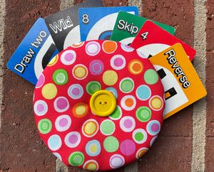 Playing Card Holder - Circles - Dandy's Reflections