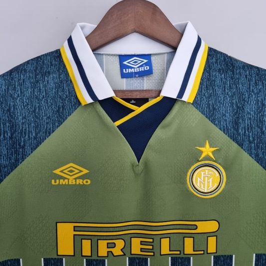 Retro Inter Milan 96/97 Away Soccer Jersey - Kitsociety