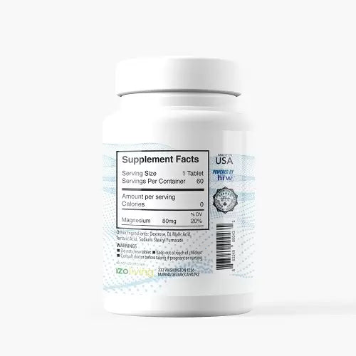 Hydrotab Supplement facts
