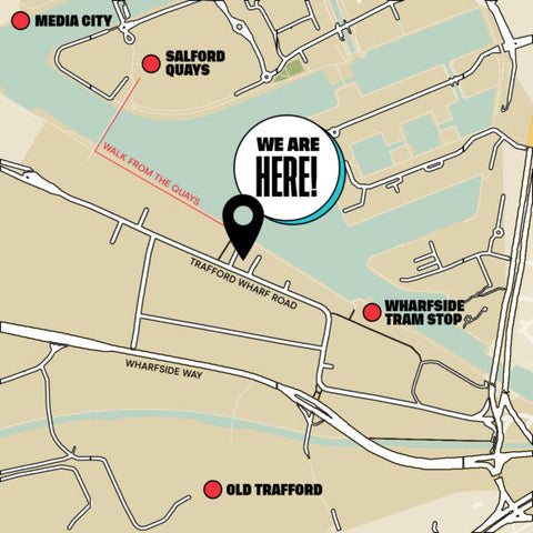 A map of our warehouse location.