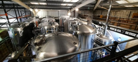 Our brewery tanks