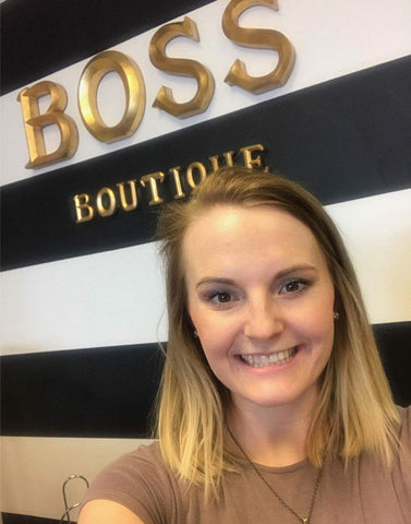 Brittany Forman is one of our wonderful employees at Boss Boutique.