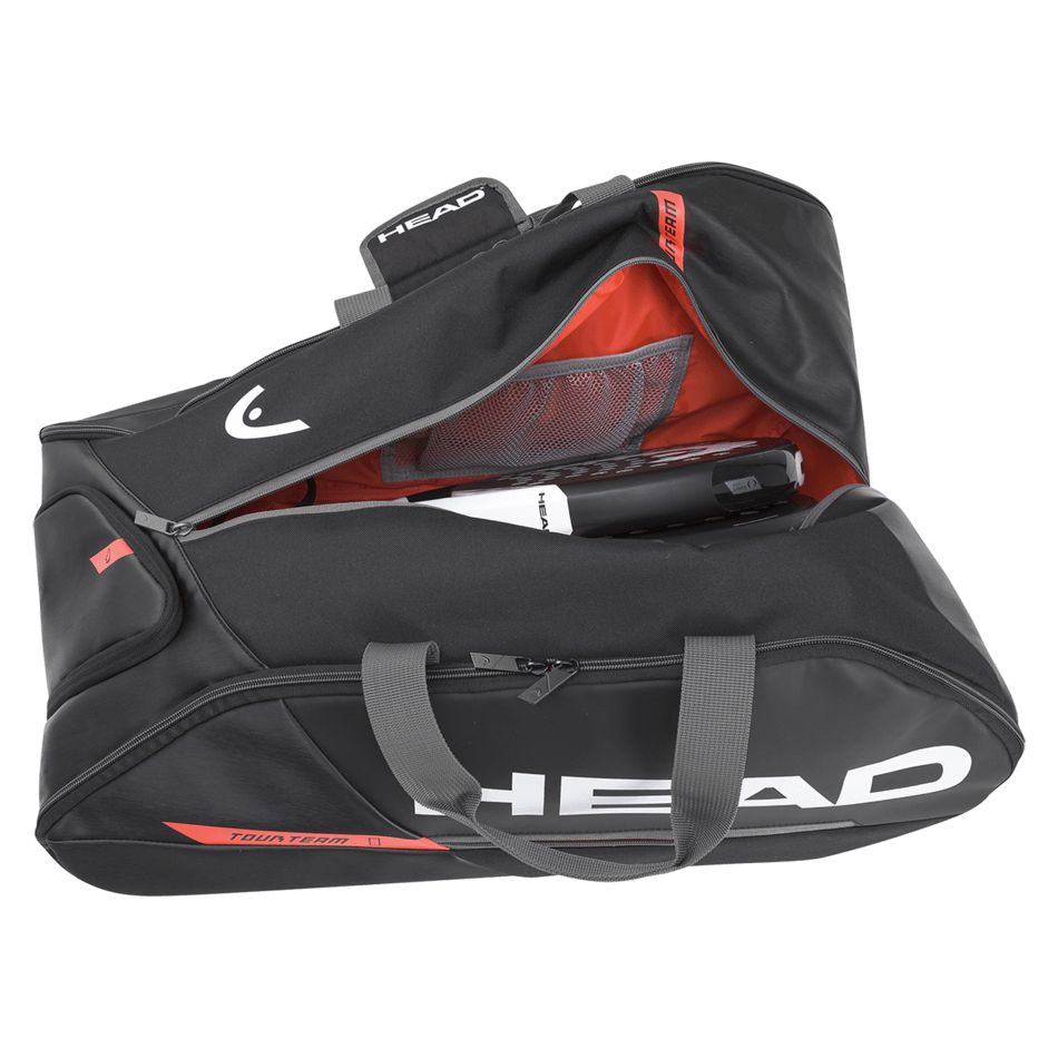 HEAD Base Padel Bag Unisex, Noir/Orange, M : : Sports et Loisirs