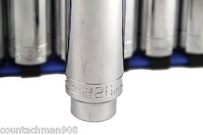 10-Piece Wright 1/2" Chrome Socket Set