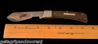 Mint Condition BULLDOG Cotton Sampler Folder Pocket Knife with Waterfall Handle