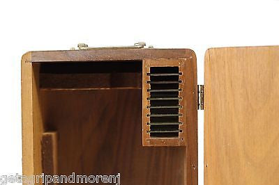 Bausch & Lomb Model R Microscope Included with Slides and a Wooden Box