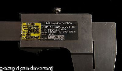MITUTOYO 18" Inch 450mm Digimatic Caliper - Model 550-223-50!