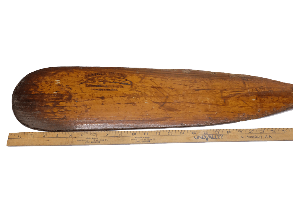 vintage wooden paddle 66