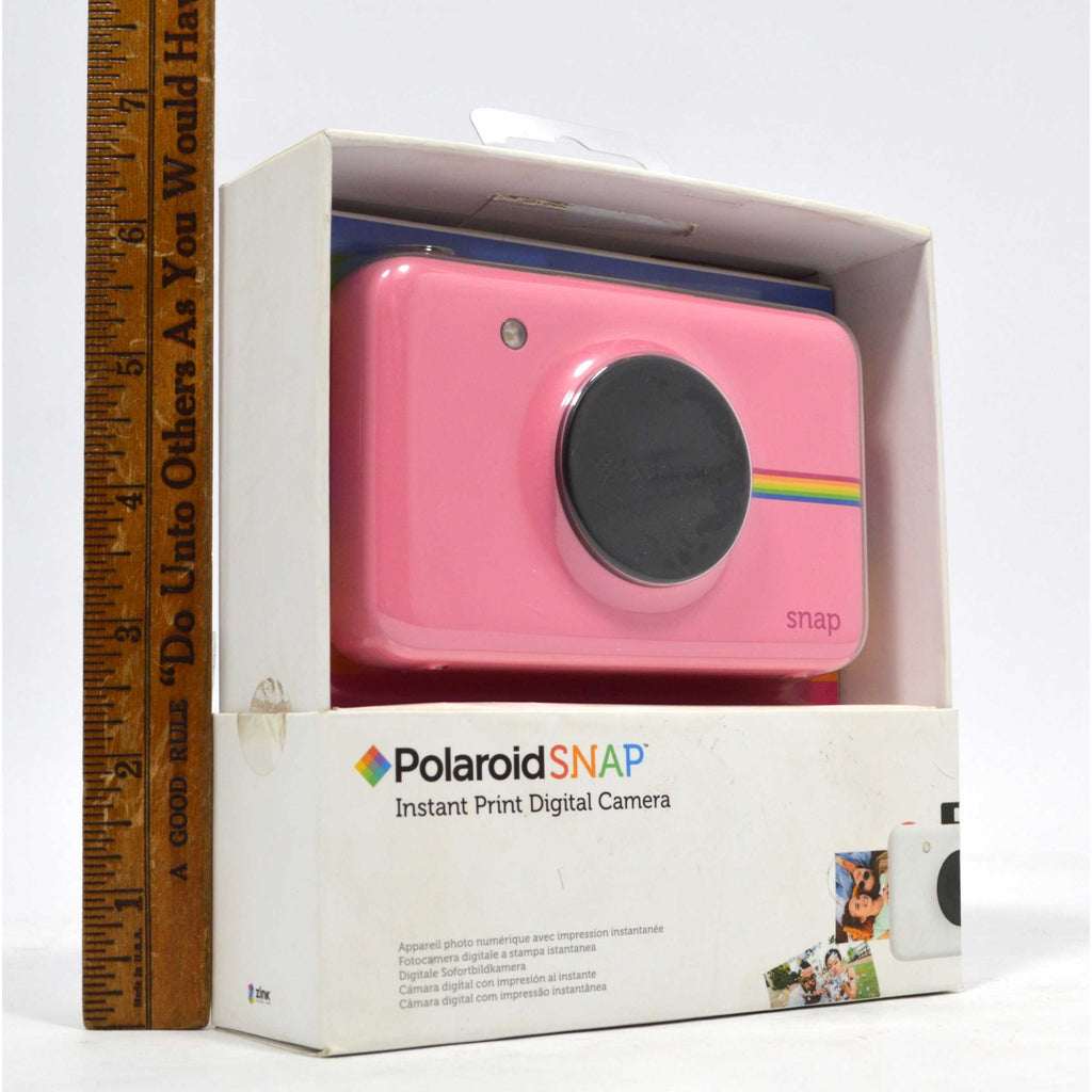 New (Open Box) POLAROID "SNAP" PINK Instant Print DIGITAL CAMERA Compl – Get A Grip &