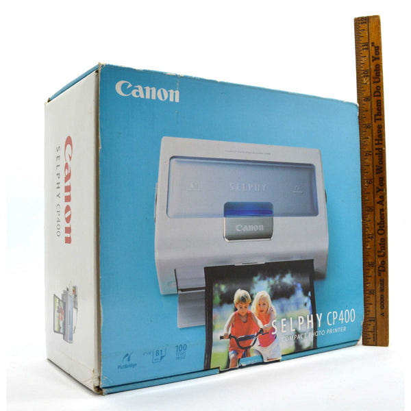 New In Open Box Canon Selphy Compact Photo Printer Cp400 Never Used Get A Grip And More 5613