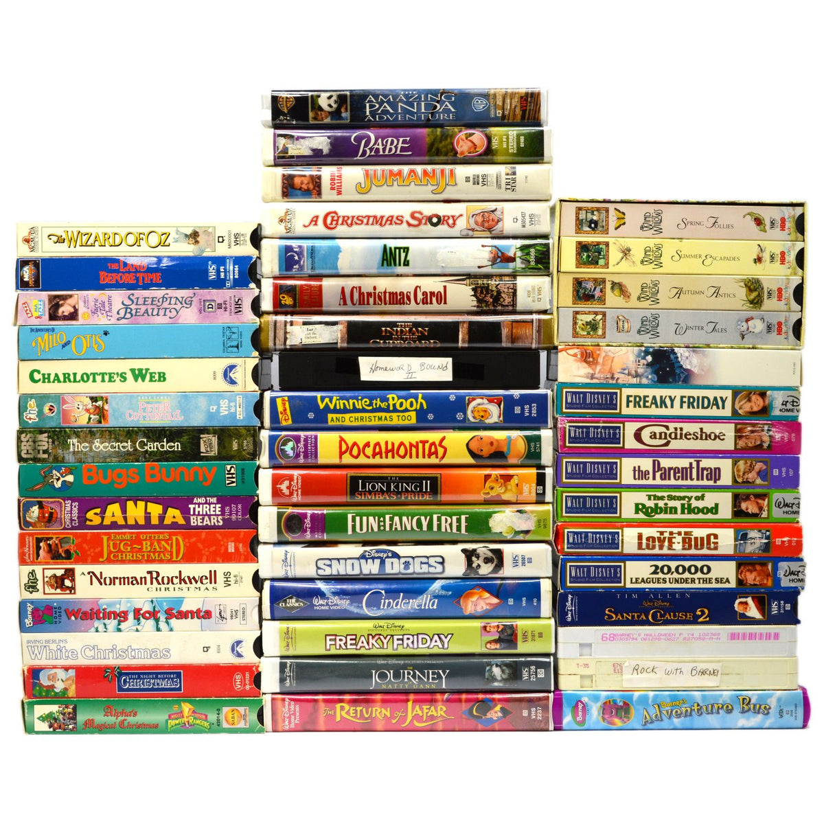 Big Lot 47 VHS TAPES All KID'S MOVIES & SHOWS Barney DISNEY STUDIO & C ...