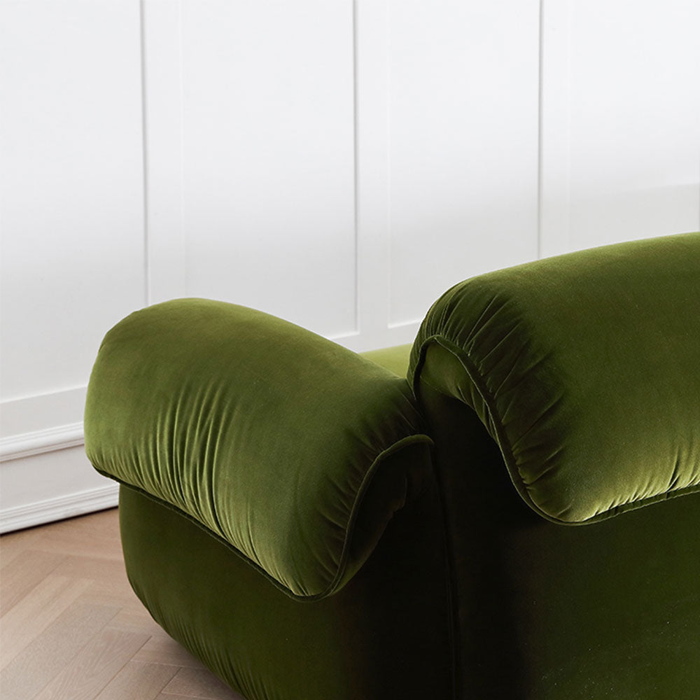 Green Velvet Sofa