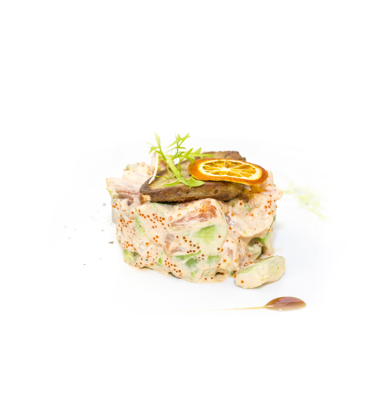 Smoked Fish Salad - Кейтеринг в Москве.