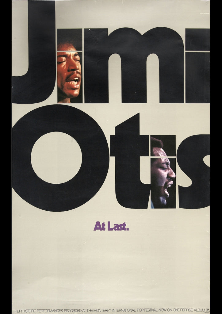 JIMI OTIS REDDING 1970 VINTAGE REPRINT – Posters
