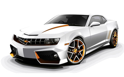 CHEVROLET CAMARO TUNING 2012 GICLEE CANVAS ART PRINT POSTER – WOW Posters
