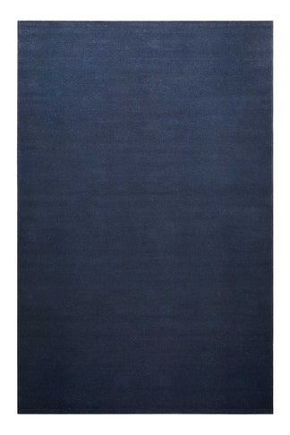 Schurwoll Teppich Happy Rugs SEASTAR natur/blau-grau 100x160 cm + gratis  Anti-Rutschunterlage