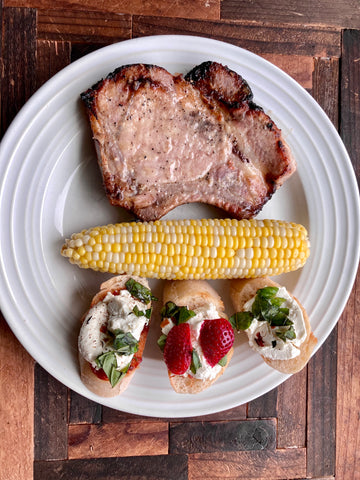 Maple & Mustard Brined Pork Chop