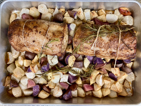 Pork Loin with Roasted Veggies