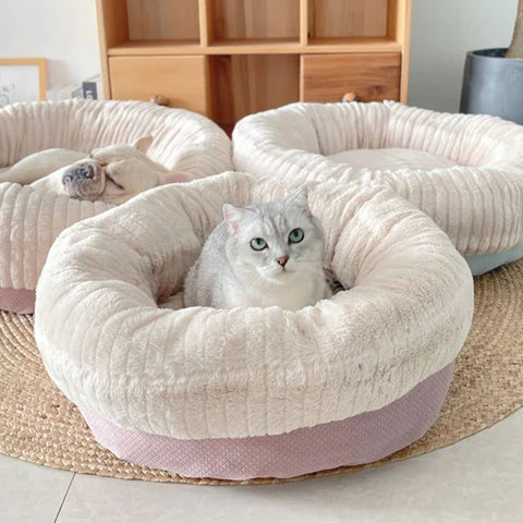 round dog beds