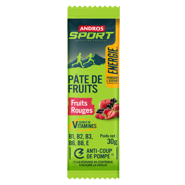 Nutrition sportive trail running BAOUW melange de fruits secs 30g BIO