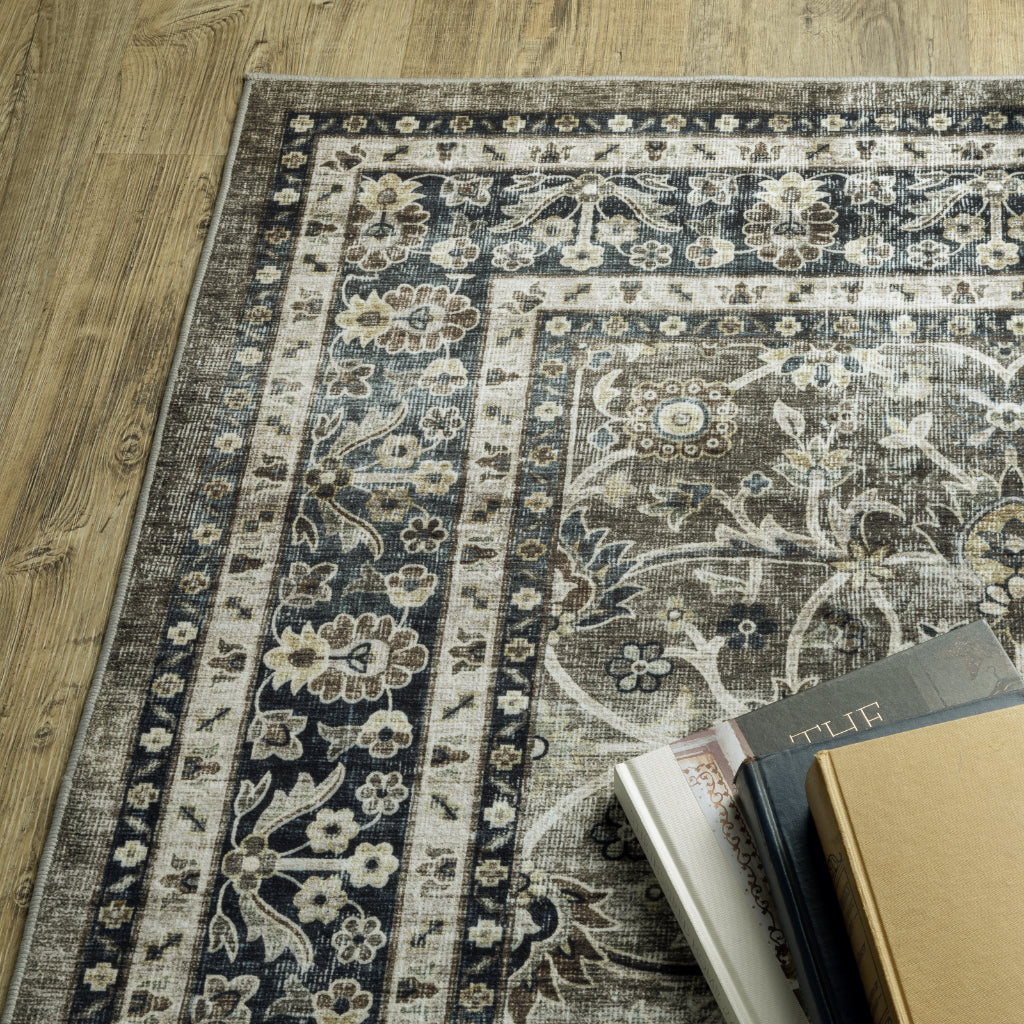 Oriental Weavers Sumter SUM06 Multicolor Rectangle Indoor Runner - Easy Care & Stain Resistant Low Pile Rug with Oriental Design