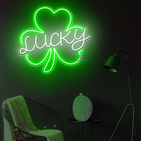 Clover neon sign