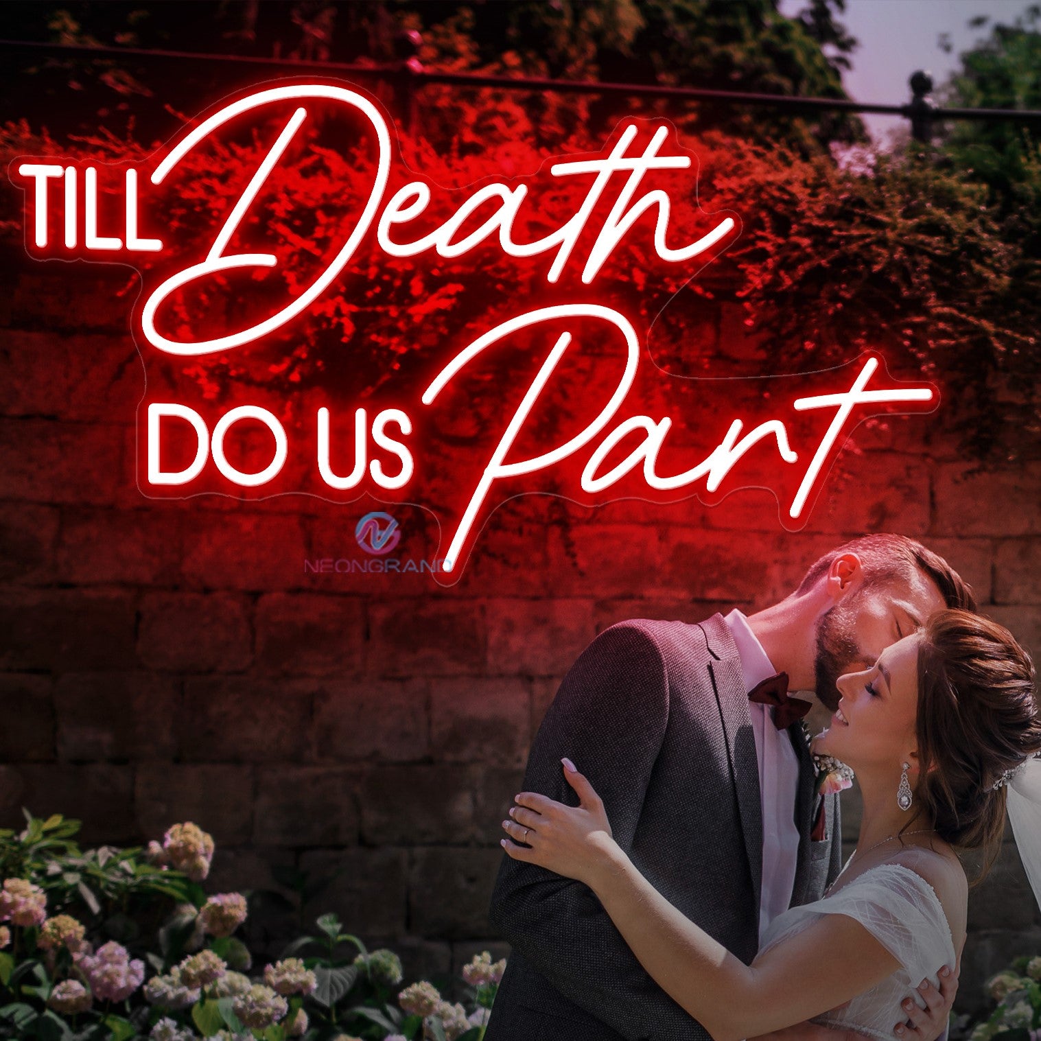 Til Death Do Us Part Neon Sign Wedding Led Light