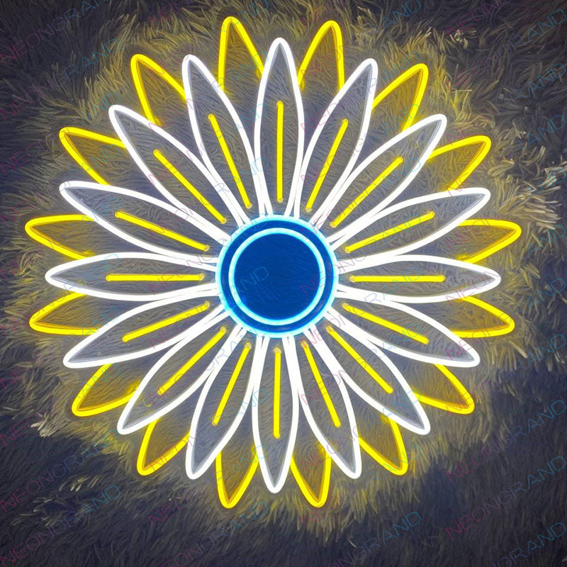 flower neon sign