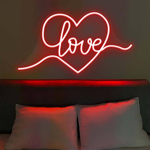 love neon sign