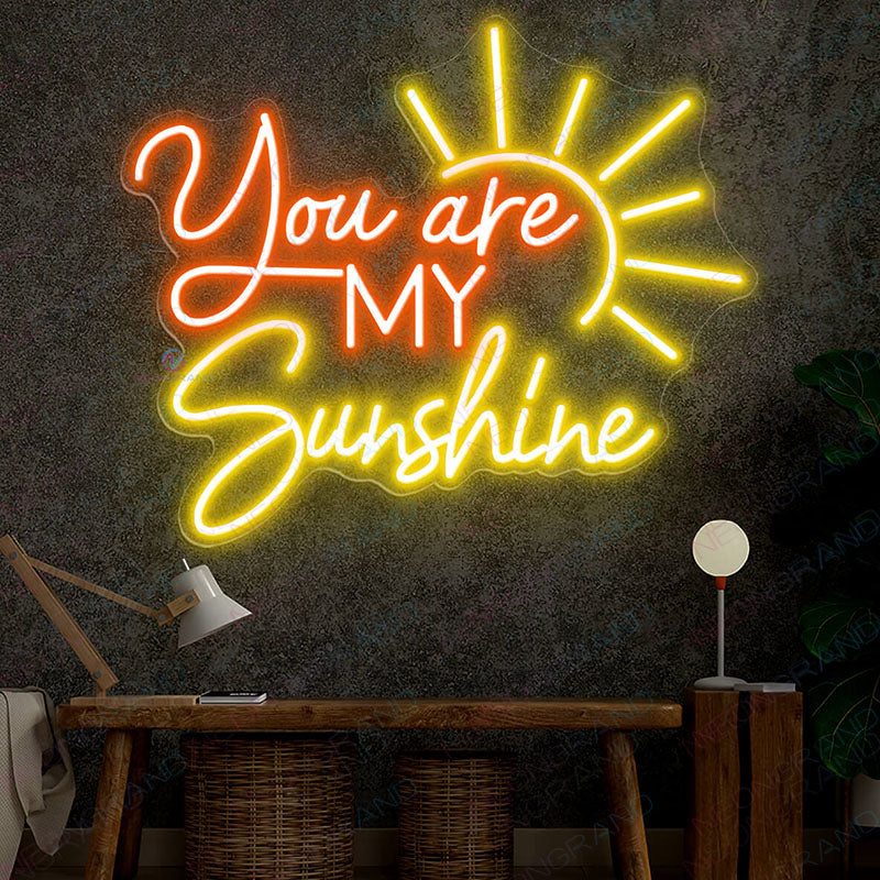 You are my sunshine neon sign