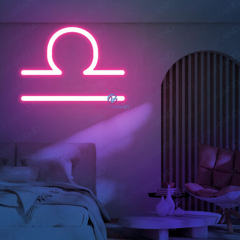 pink neon sign