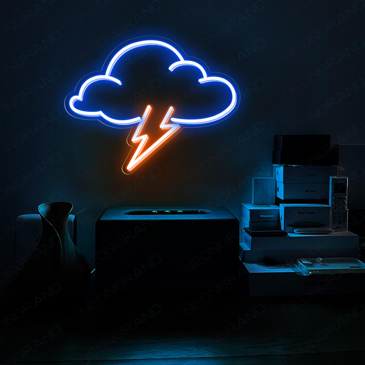 Cloud Neon Light Thunder Led Sign m3