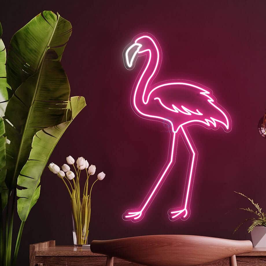 Flamingo Neon Sign Pink Led Light - NeonGrand