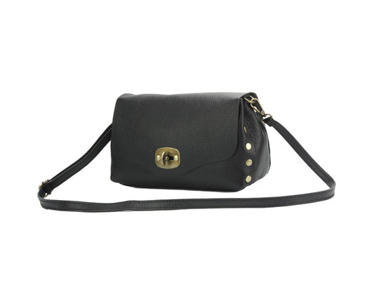 Twice GM leather cross-body bag