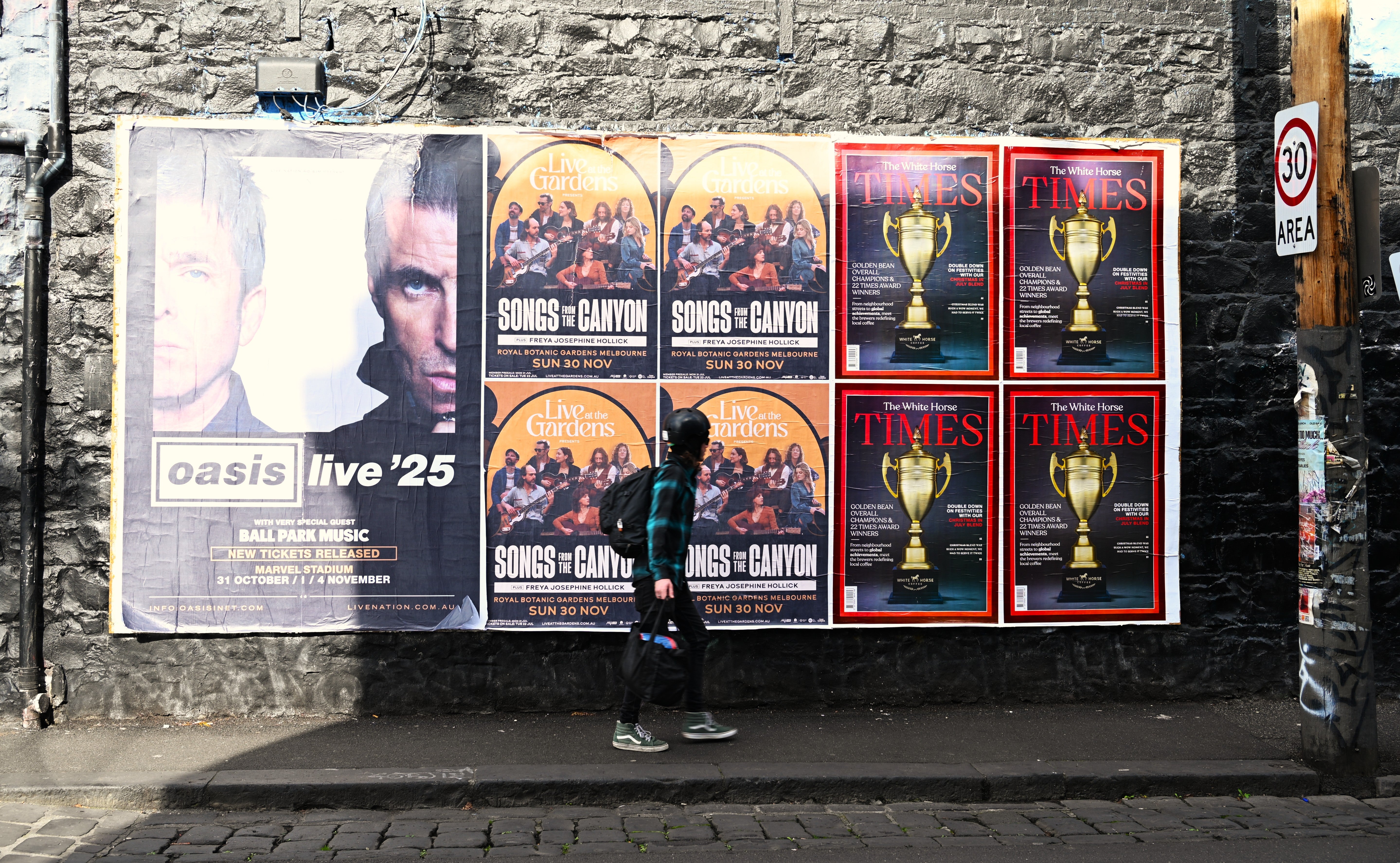 White Horse Coffee Poster Campaign Melbourne