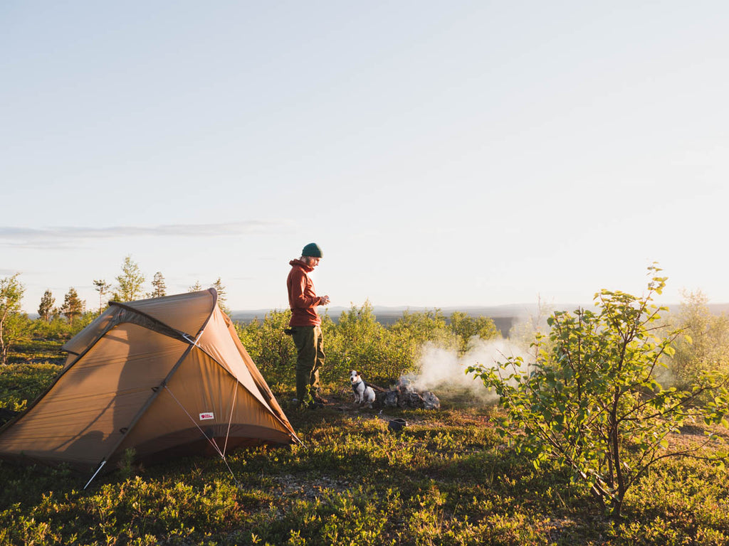 Camping in lapland