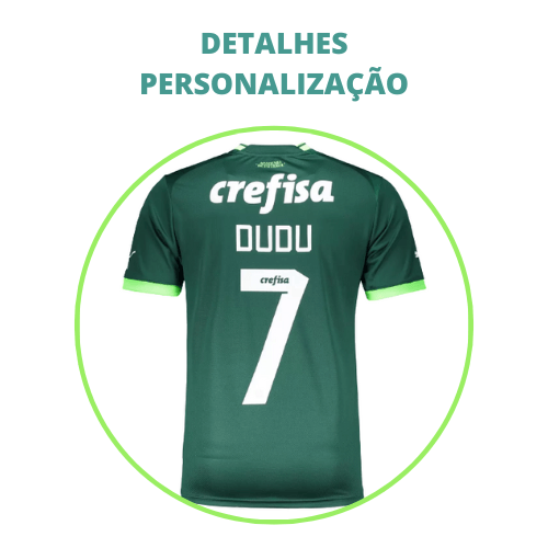 Camisa do Palmeiras com personalização