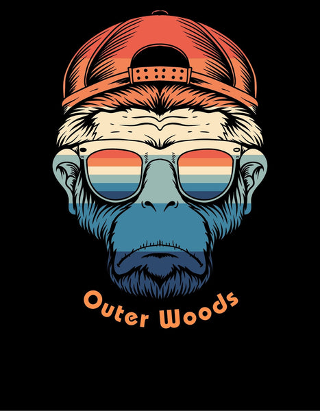 Outer Woods Urban Monket Tshirt Design
