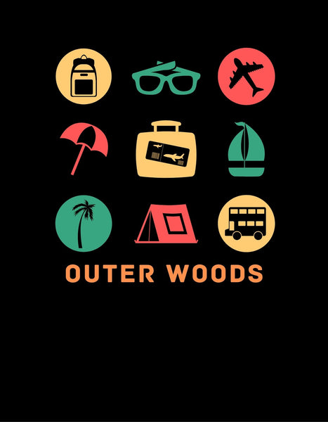 Outer Woods Travel Tshirt Design