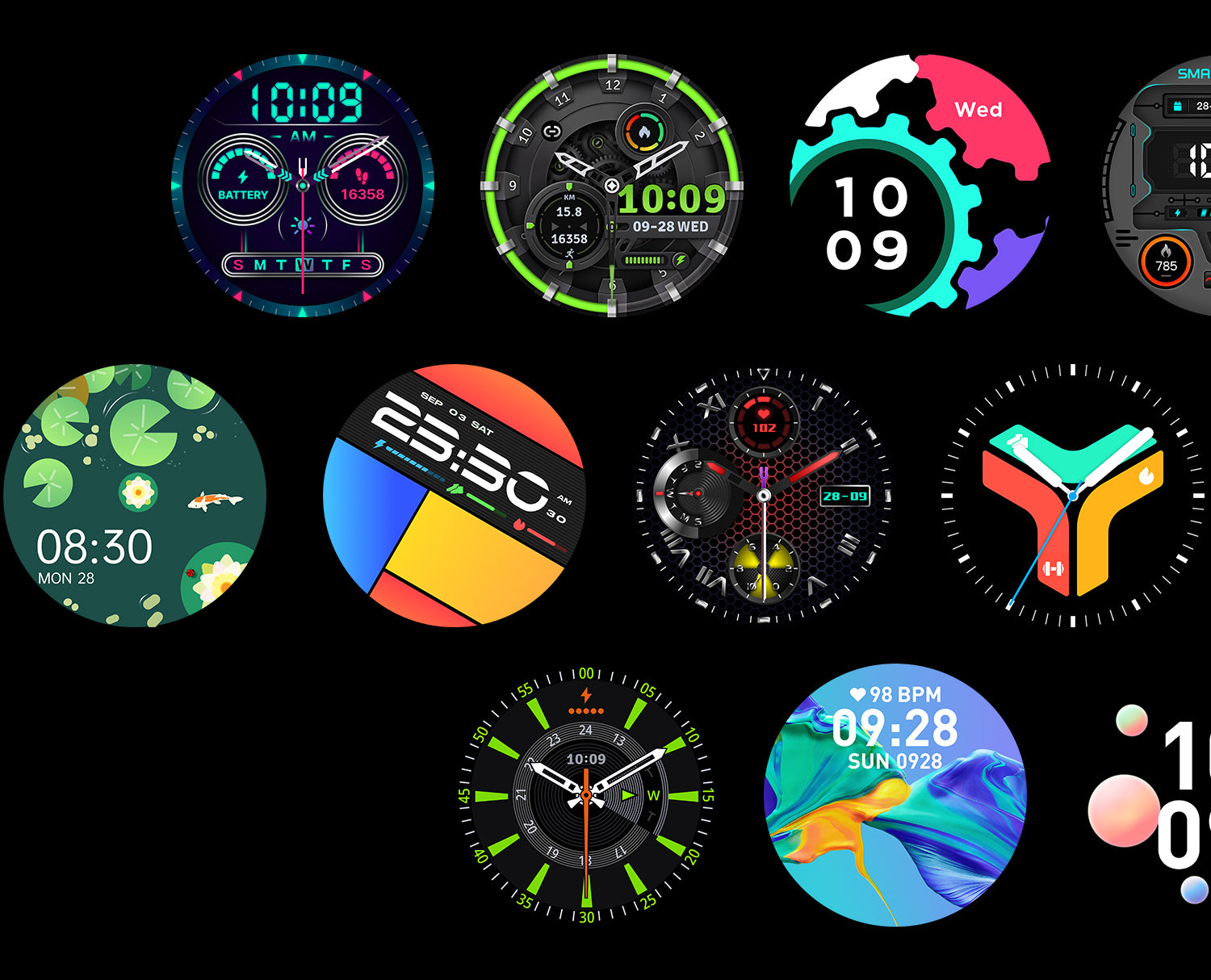 Rich Watch Face Selection