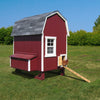 4x6 gambrel barn chicken coop outdoor life scene
