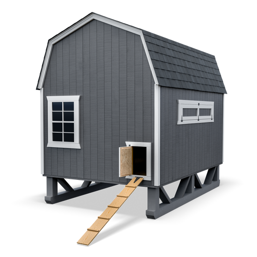 6x8 gambrel barn chicken coop