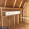 6x8 gambrel barn chicken coop interior vents