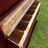 6x8 chicken coop nesting boxes outside view