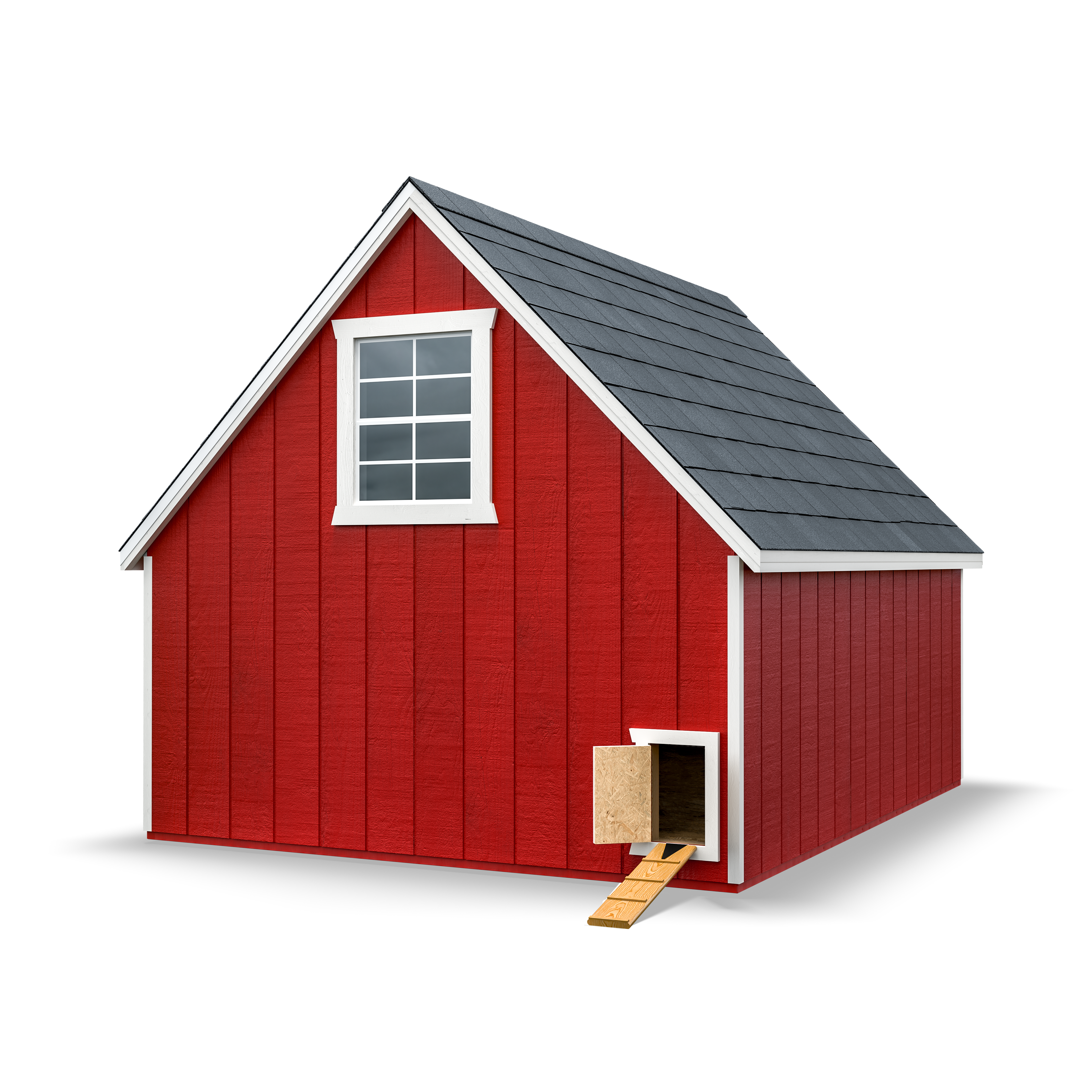 8x10 value a-frame chicken coop back