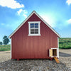 8x8 value a-frame chicken coop rear