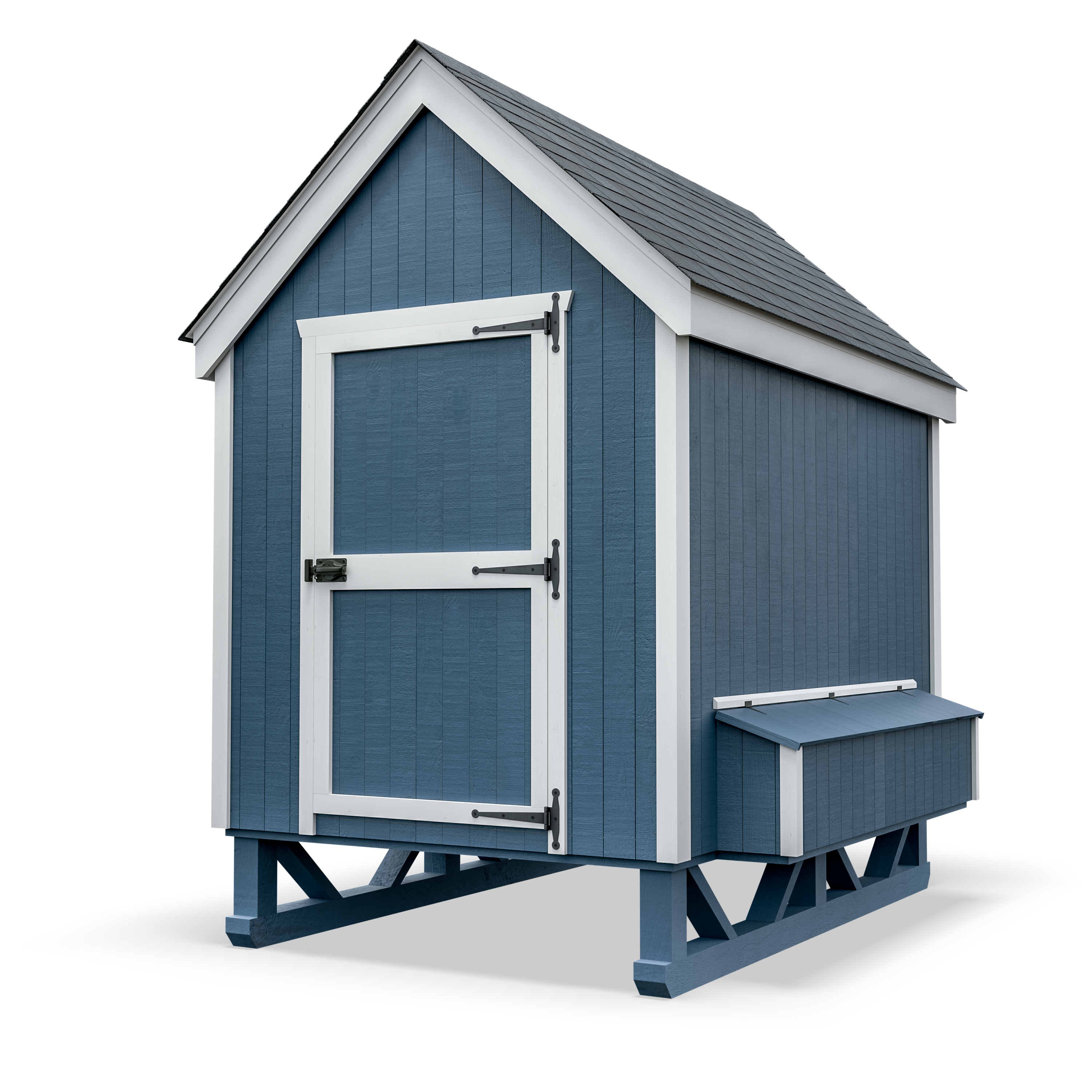 Colonial Gable Chicken Coop Front View