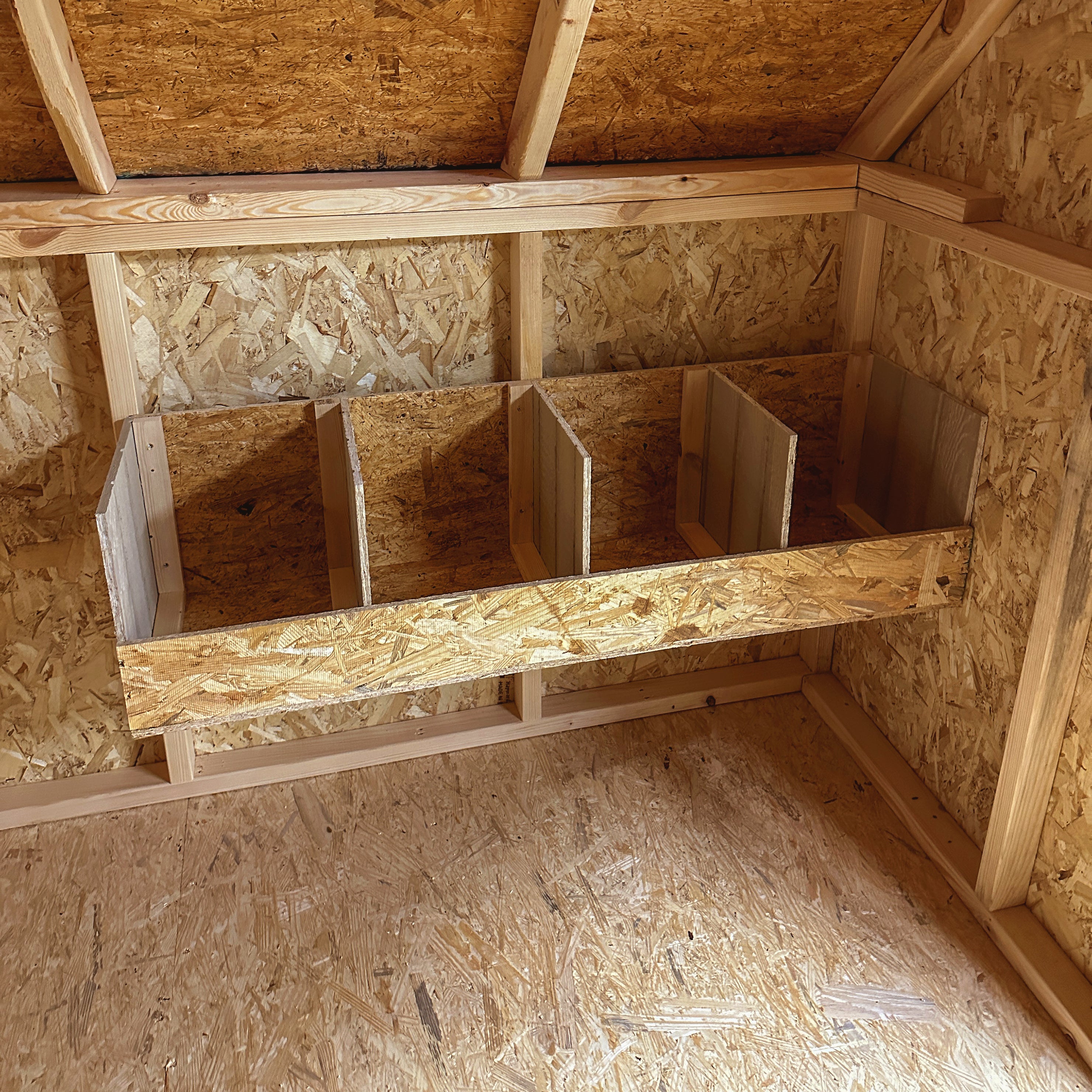 value a-frame chicken coop nesting boxes