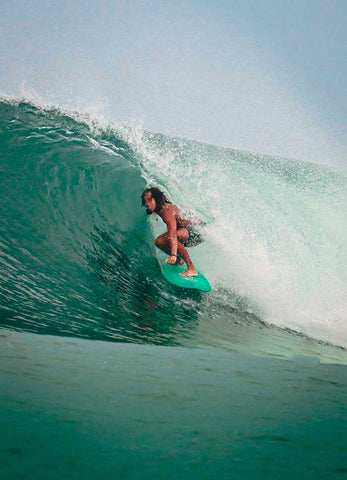 Nick pescetto surfing a wave