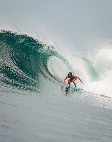 Nick pescetto surfing a wave